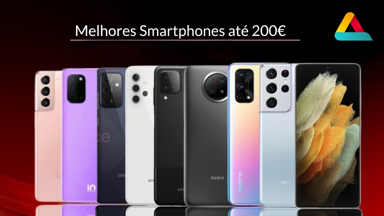 Top 10 melhores smartphones de 2021 até 200€
