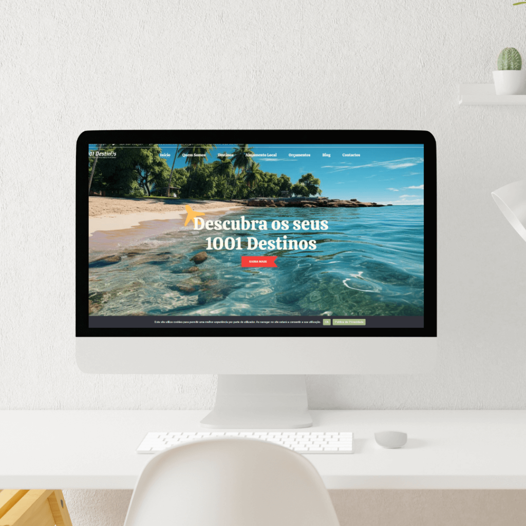 Website 1001 Destinos