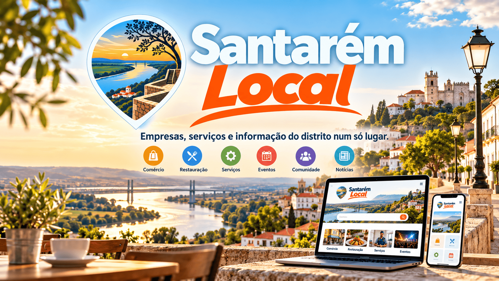 Santarém Local nasce para ligar empresas, população e território numa única plataforma digital